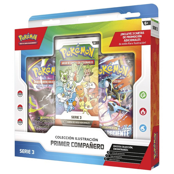 Pack 3 sobres Primer Compañero Colección Ilustración Serie 3 Pokémon TCG