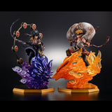 PACK 2 FIGURAS MEGAHOUSE NARUTO SHIPPUDEN NARUTO DIOS DEL VIENTO + SASUKE DIOS DEL TRUENO