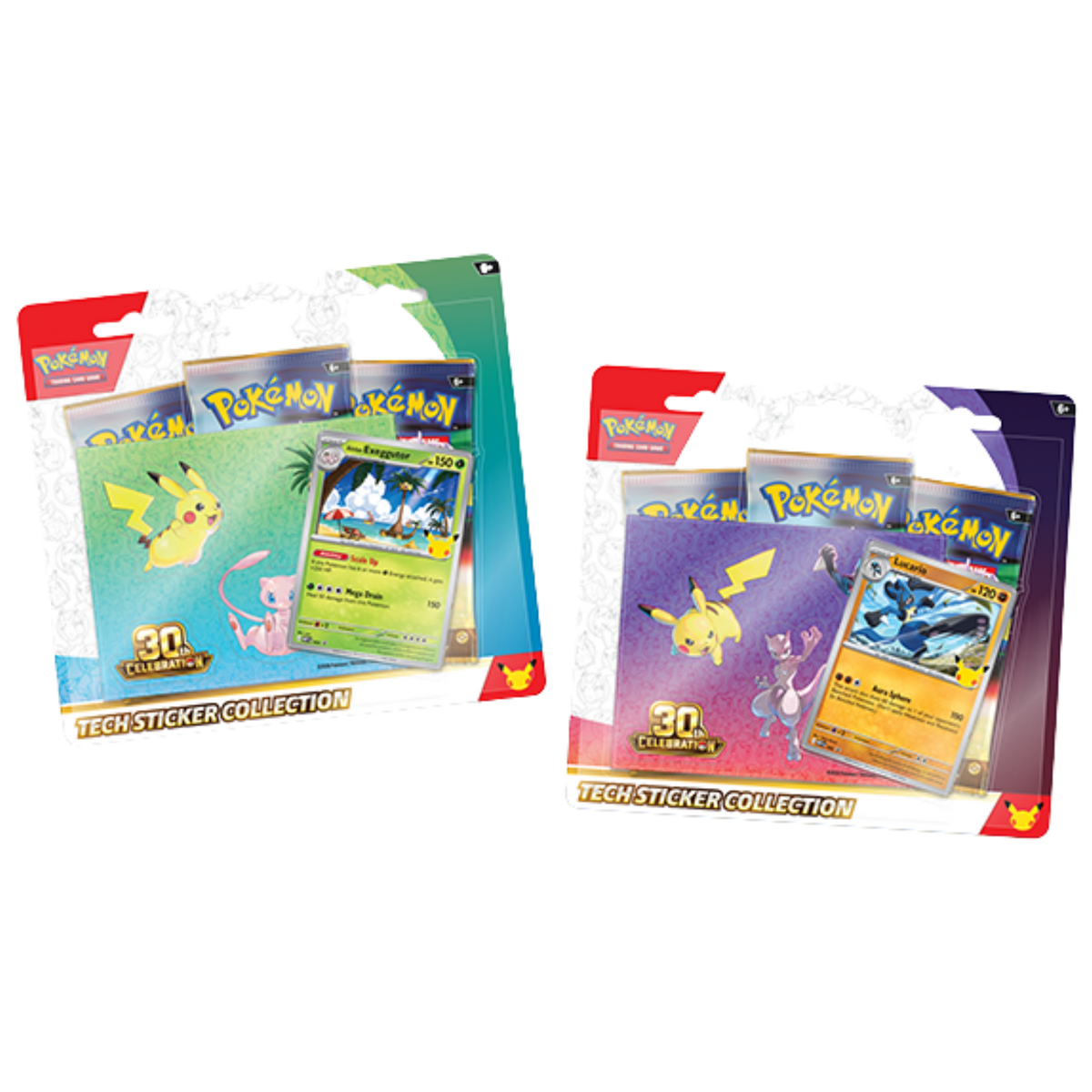 Tech Sticker Collection 30 Aniversario Pokémon TCG
