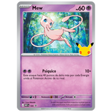 Colección con figura Mew Mewtwo Celebración 30 Aniversario Pokémon TCG