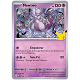 Colección con figura Mew Mewtwo Celebración 30 Aniversario Pokémon TCG