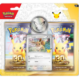 Blíster 2 sobres de mejora Pokémon TCG 30 Aniversario con carta Eevee