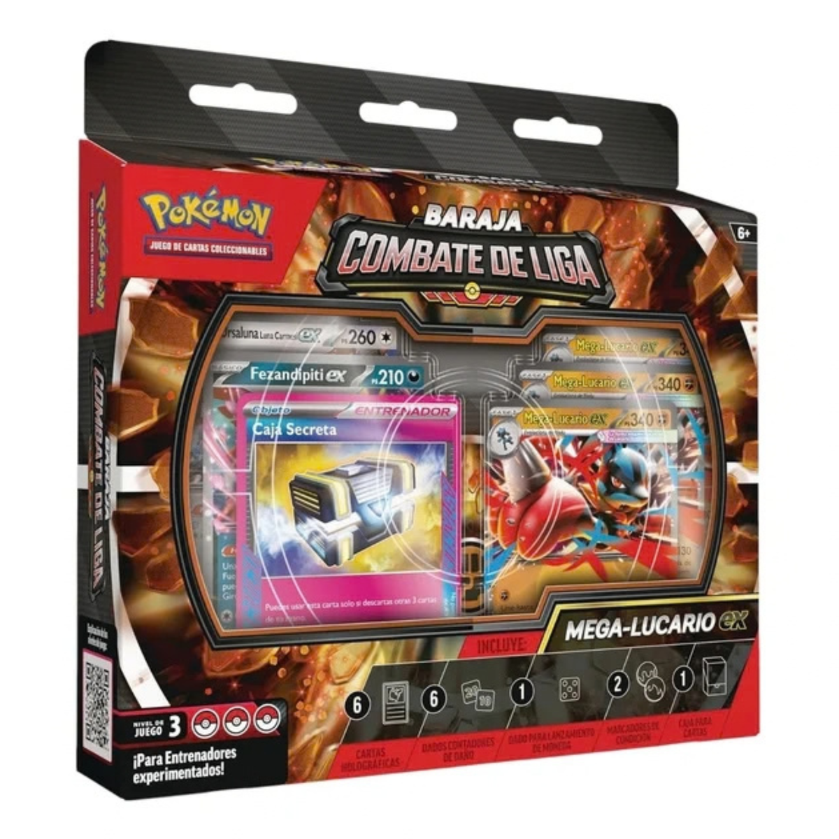 Baraja de Combate de Liga Mega-Lucario ex Pokémon TCG español