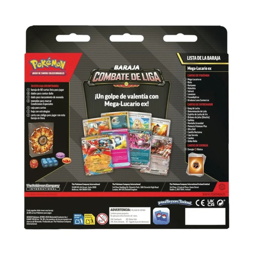 Baraja de Combate de Liga Mega-Lucario ex Pokémon TCG español – vista 2
