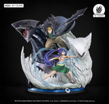 FIGURA TSUME ARTS FAIRY TAIL GAJEEL & WENDY ESTATUA RESINA ESCALA 1 4 HQS+