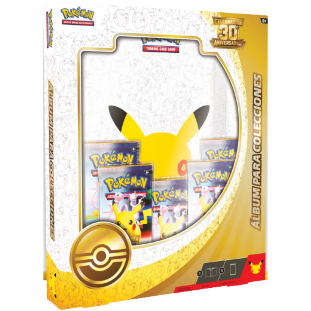 Álbum para colecciones Celebración 30 Aniversario Pokémon TCG