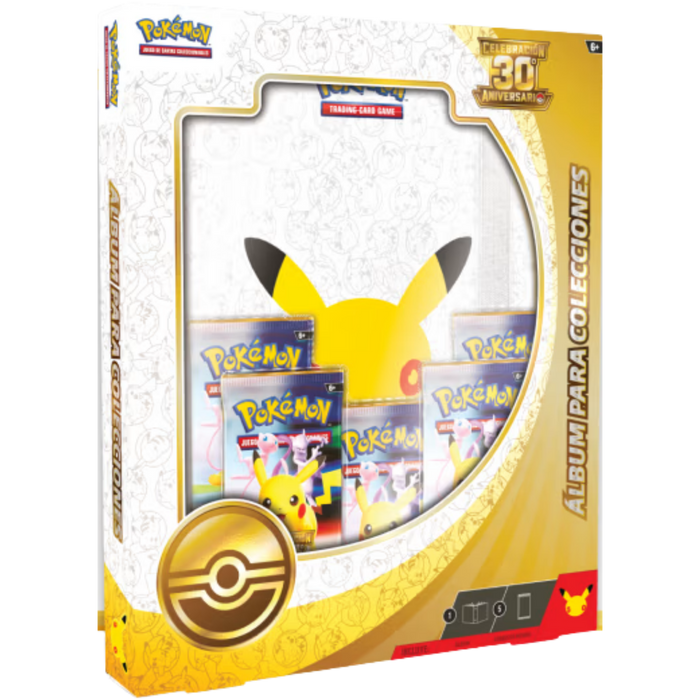 Álbum para colecciones Celebración 30 Aniversario Pokémon TCG