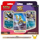 Baraja Combate Celebración 30.º Aniversario de JCC Pokémon (Espeon ex o Umbreon ex)