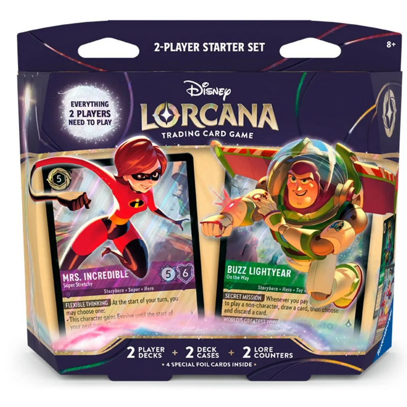 Set de Inicio para 2 Jugadores Wilds Unknown – Disney Lorcana TCG (Inglés)